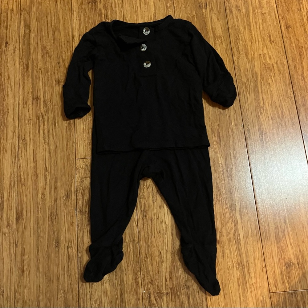 Elivia & Company Black Kids Matching Set